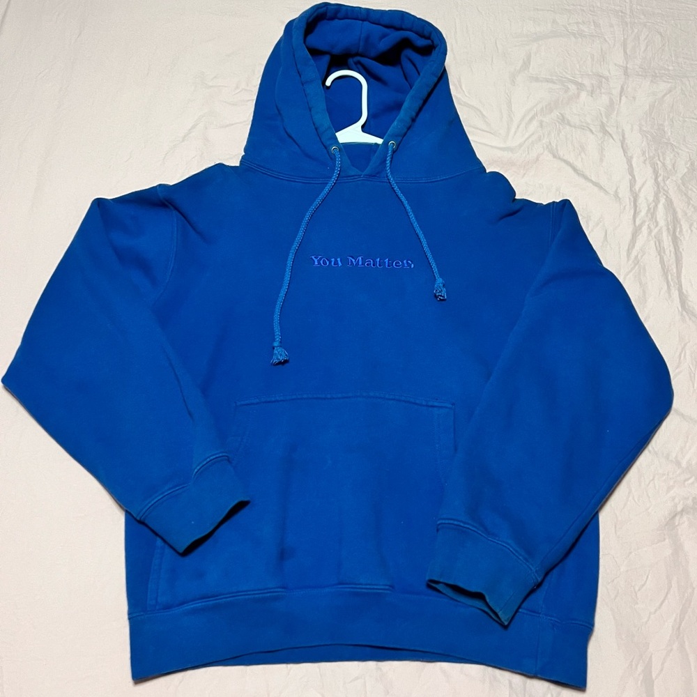 YOU MATTER HOODIE BY DEMETRIUS HARMON - BLUE